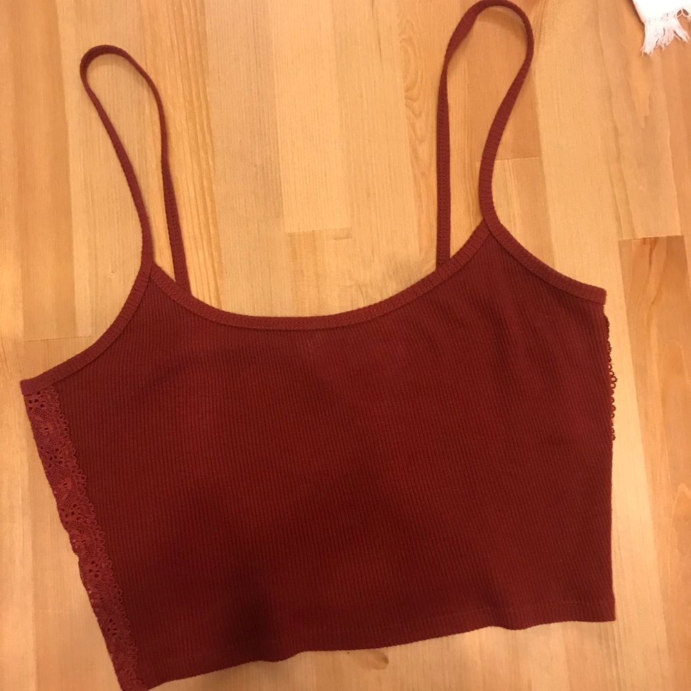 Forever 21 Red Crop Top